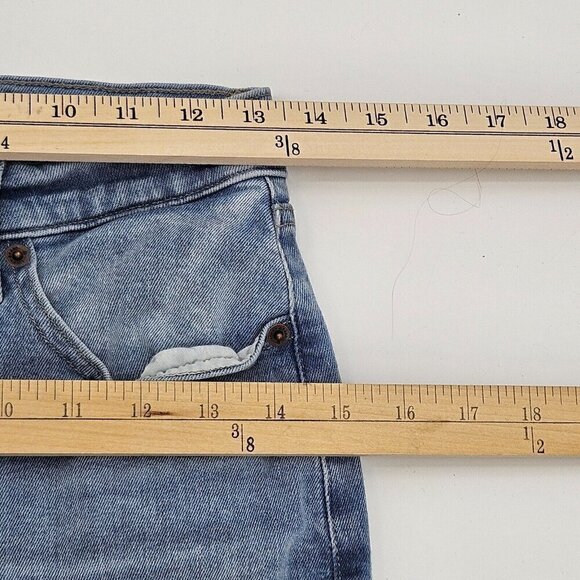 Lucky Brand Bridgette High Rise Skinny Jeans Size 4/27 Distressed Button Fly - Picture 8 of 11
